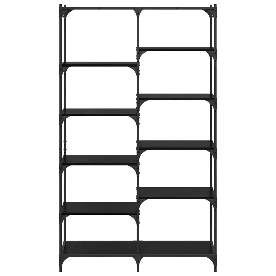 Étagère Chêne noir 100 x 32 x 170 cm Bois d'ingénierie - 5