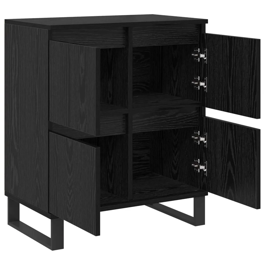 Buffet Chêne noir 60 x 35 x 70 cm - 5