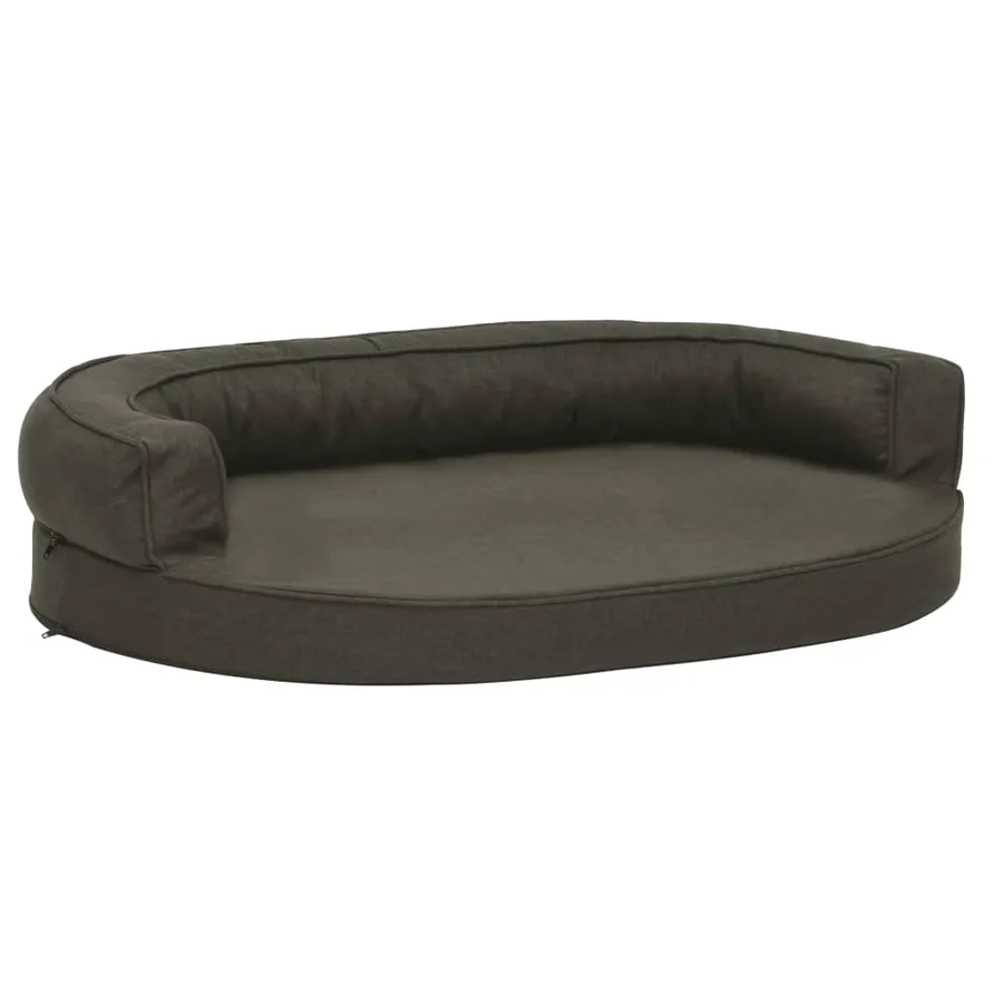 Matelas de lit ergonomique pour chien 75x53 cm Aspect de lin - 2