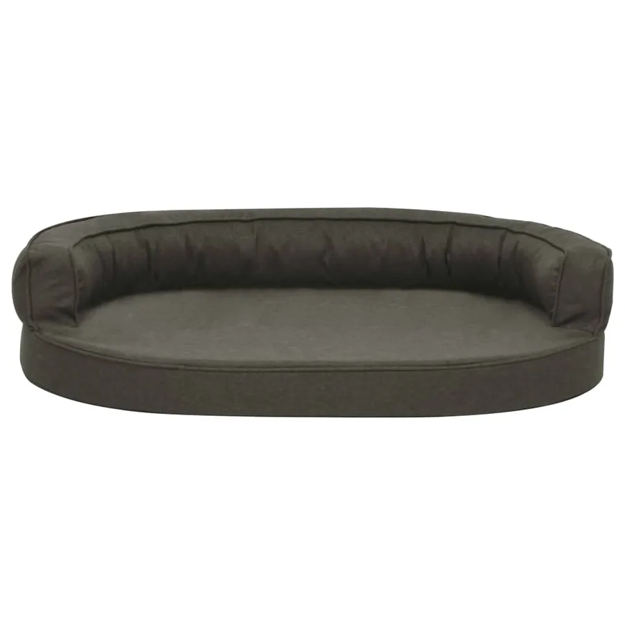 Matelas de lit ergonomique pour chien 75x53 cm Aspect de lin - 3