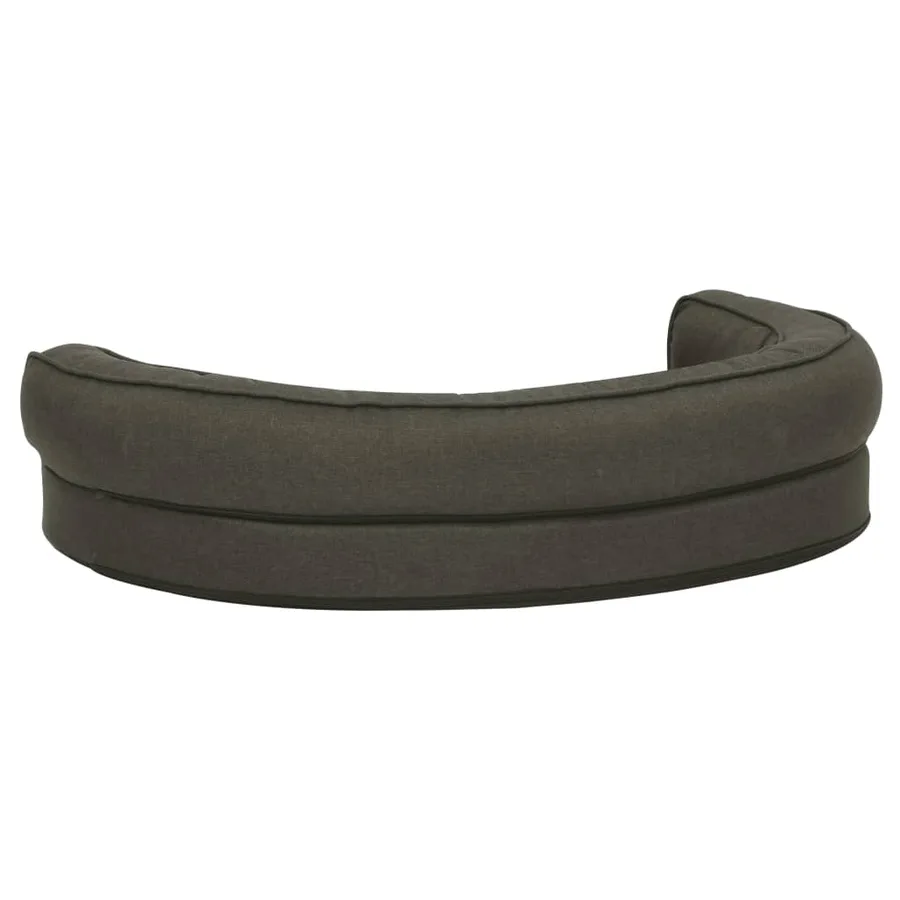 Matelas de lit ergonomique pour chien 75x53 cm Aspect de lin - 5