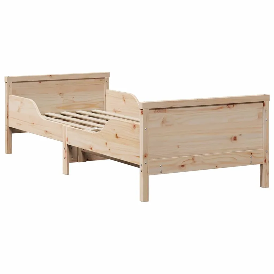 Cadre de lit Marron 80 x 200 cm Bois d'ingénierie - 7