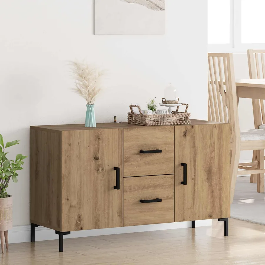 Buffet Chêne artisanal 100 x 36 x 60 cm Bois d'ingénierie