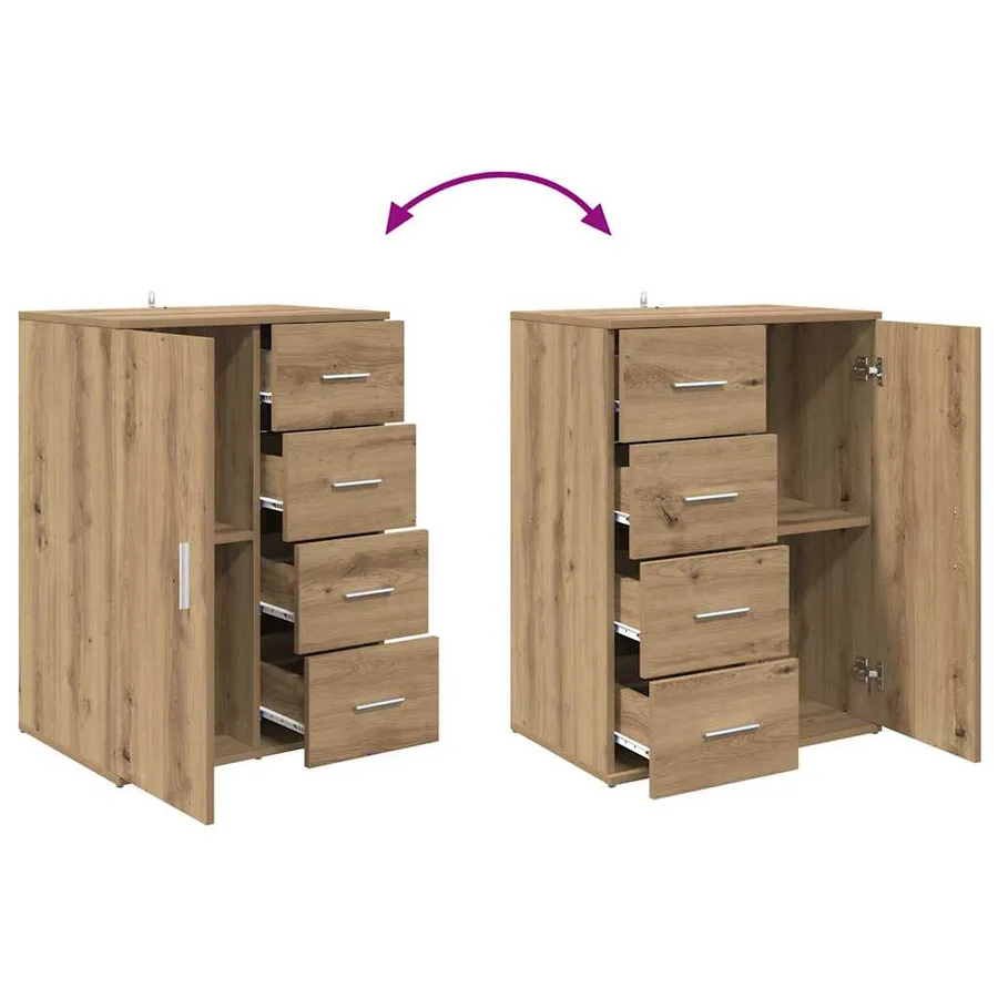 Buffets CORONA 2 pcs Chêne artisanal 59 x 39 x 80 cm - 13