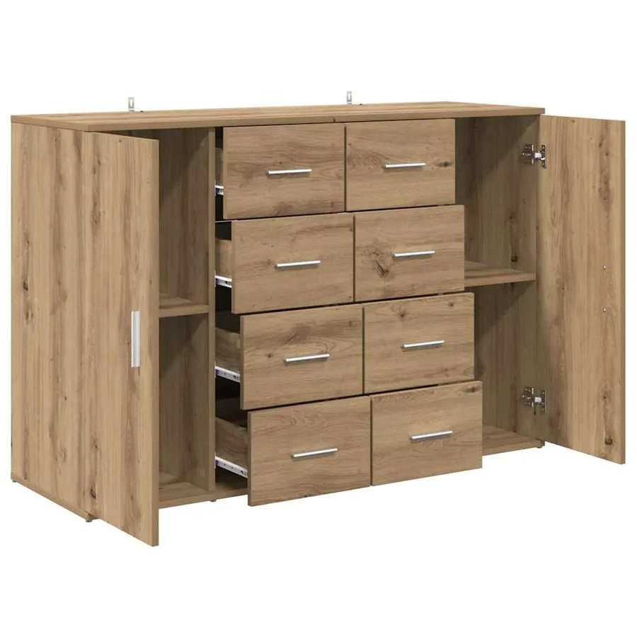 Buffets CORONA 2 pcs Chêne artisanal 59 x 39 x 80 cm - 6