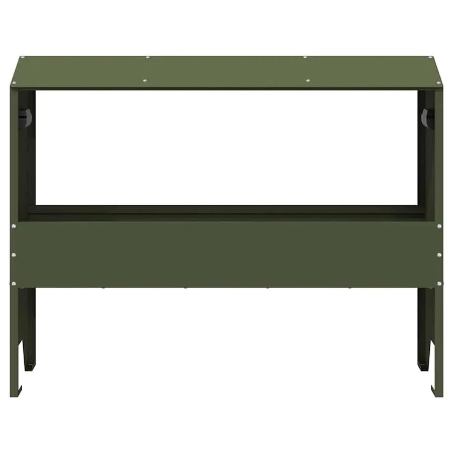 Trough d'alimentation pour le bétail Vert olive 79 x 35 x 62 cm - 5