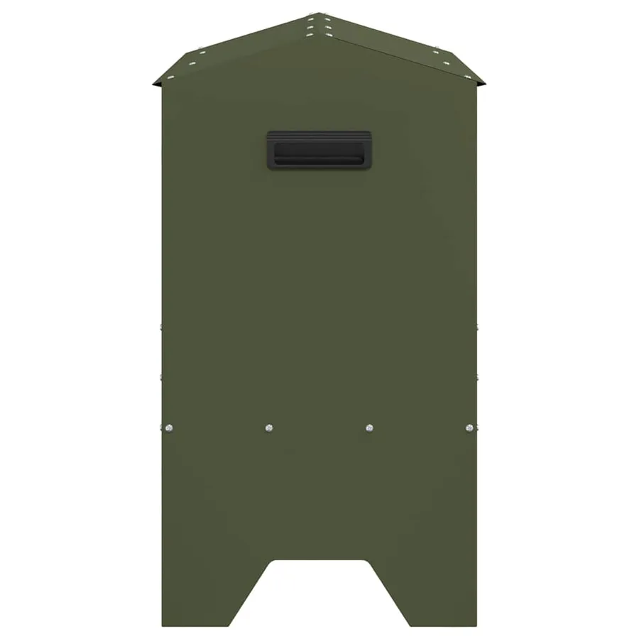 Trough d'alimentation pour le bétail Vert olive 79 x 35 x 62 cm - 6