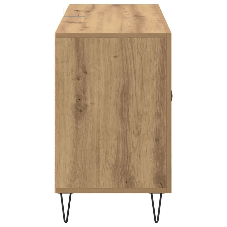 Buffet Chêne artisanal 100 x 36 x 60 cm Bois d'ingénierie - 7