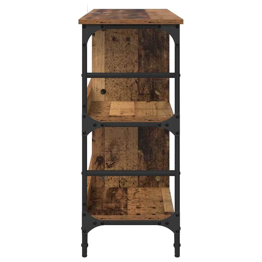 Buffet Bois ancien 102 x 32 x 73,5 cm - 6