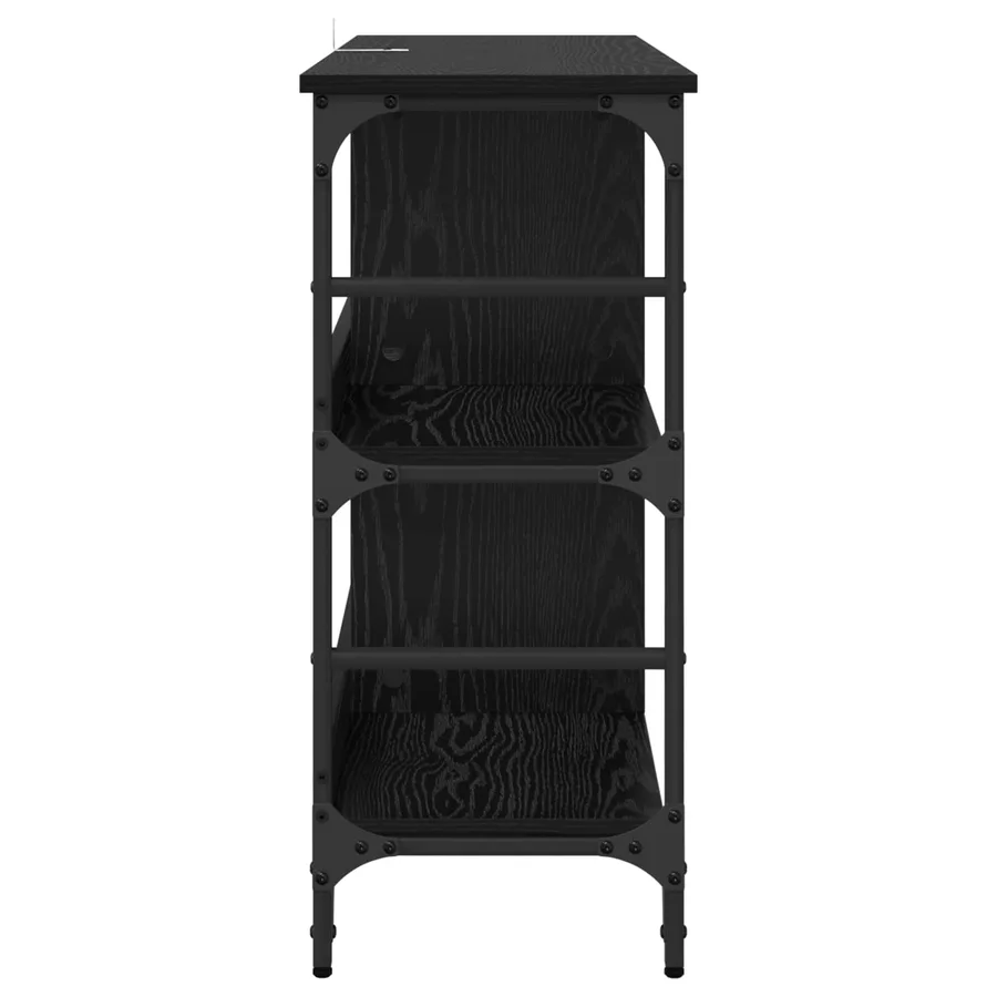 Buffet Chêne noir 102 x 32 x 73,5 cm - 6