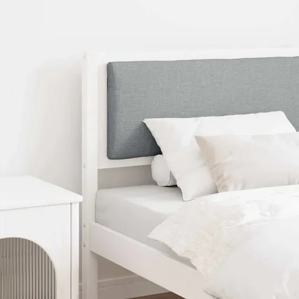 Tête de lit Autre Blanc 100 cm Bois massif en pin