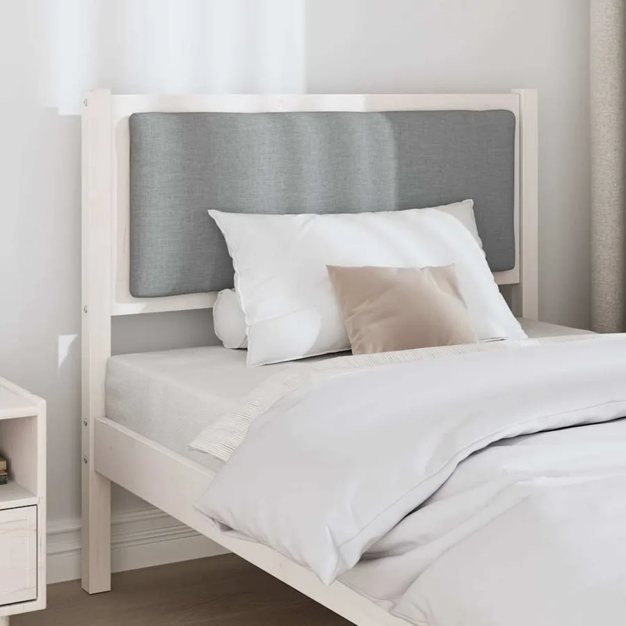 Tête de lit Autre Blanc 100 cm Bois massif en pin - 3