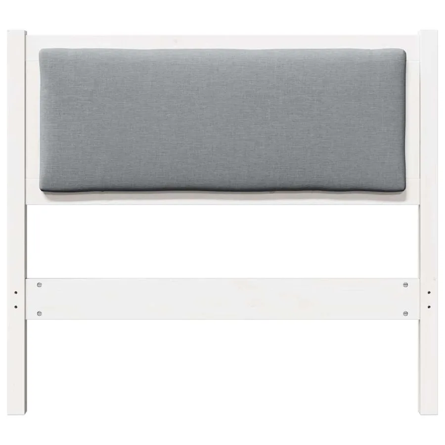 Tête de lit Autre Blanc 100 cm Bois massif en pin - 4