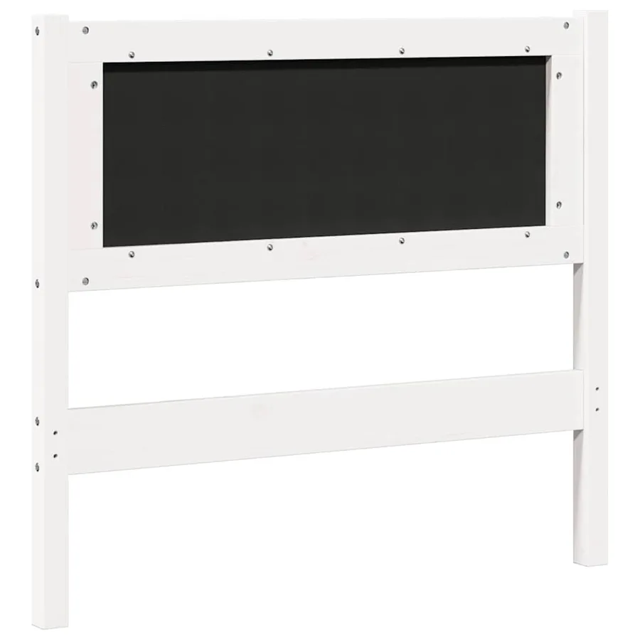 Tête de lit Autre Blanc 100 cm Bois massif en pin - 6