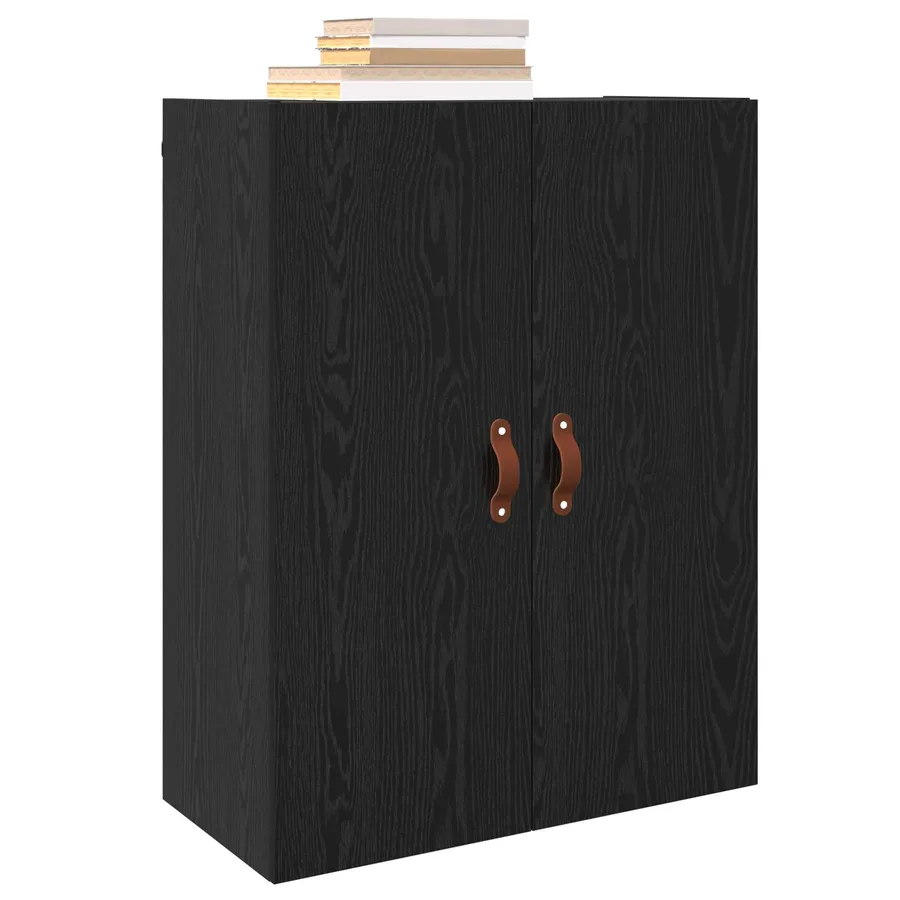 Meuble mural Chêne noir 69,5 x 34 x 90 cm Bois d'ingénierie - 3