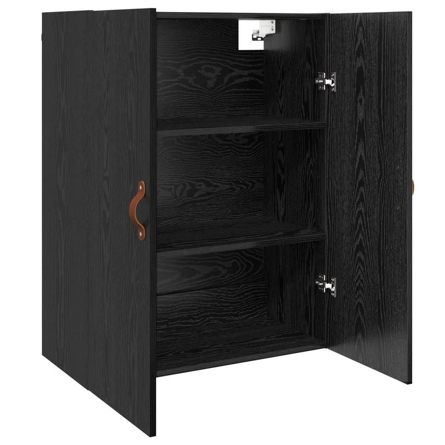 Meuble mural Chêne noir 69,5 x 34 x 90 cm Bois d'ingénierie - 5