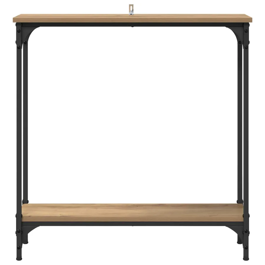 Table console Chêne artisanal 75 x 22,5 x 75 cm - 5