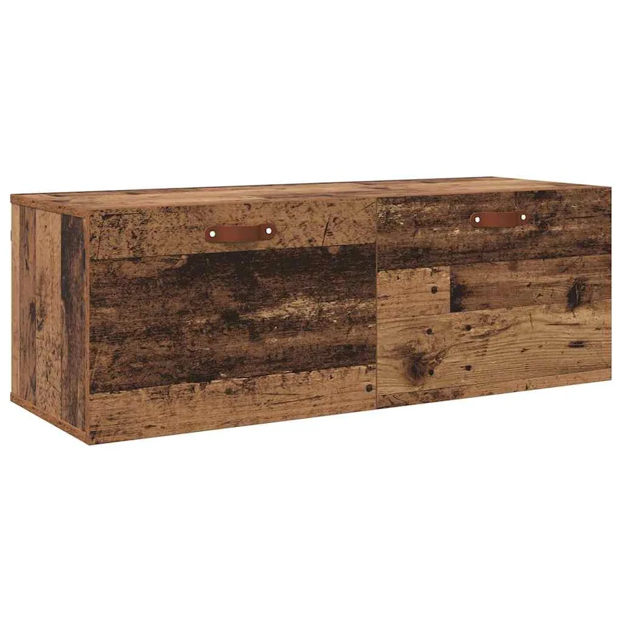 Armoire Murale Bois ancien 100 x 36,5 x 35 cm Bois d'ingénierie - 2