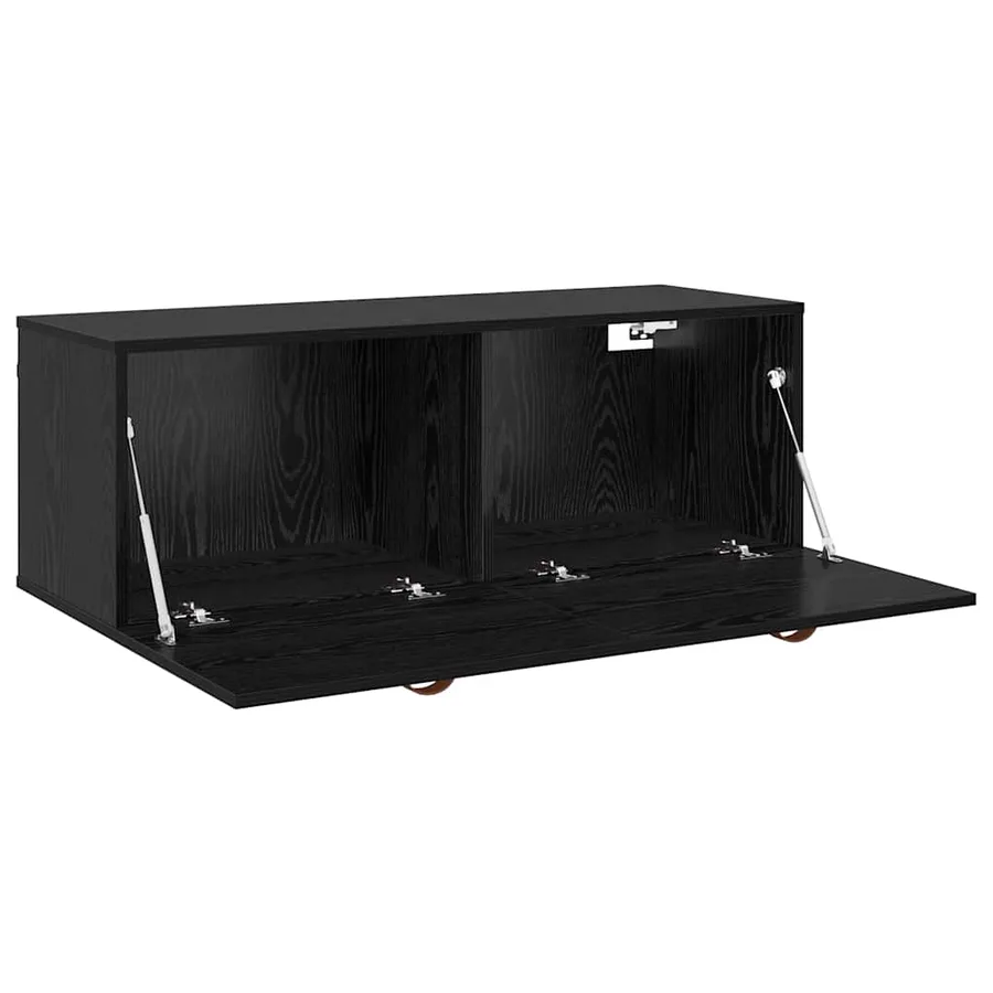 Armoire Murale Chêne noir 100 x 36,5 x 35 cm Bois d'ingénierie - 5