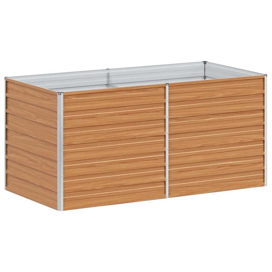 Jardinière surélevée Marron Clair 160 x 80 x 77 cm - 7