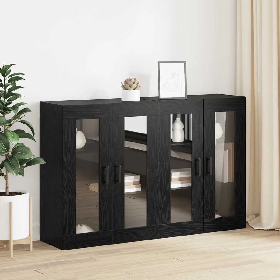 Armoires Murailles 2 pcs Chêne noir 69,5 x 34 x 90 cm - 4