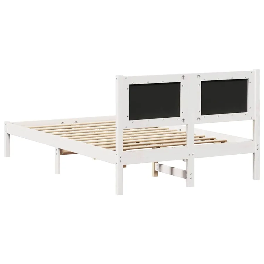 Cadre de lit Gris clair 120 x 190 cm Pin massif - 7