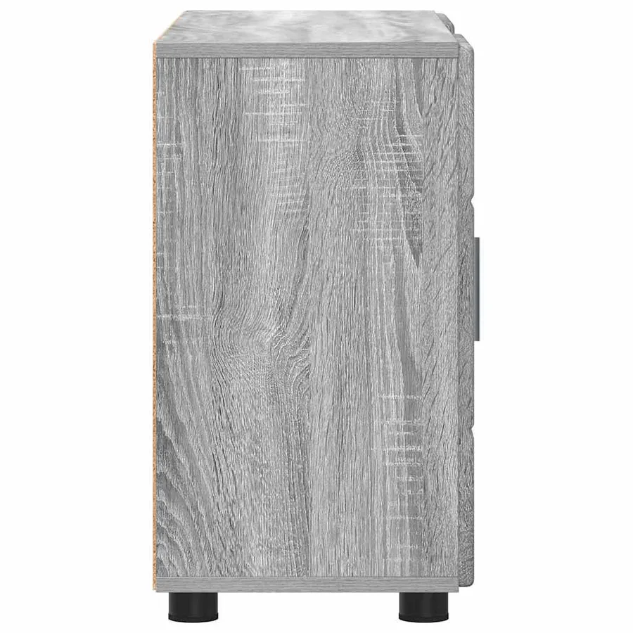 Buffet avec étagère FLORIN Gris Sonoma 88,5 x 30,5 x 55,5 cm - 7