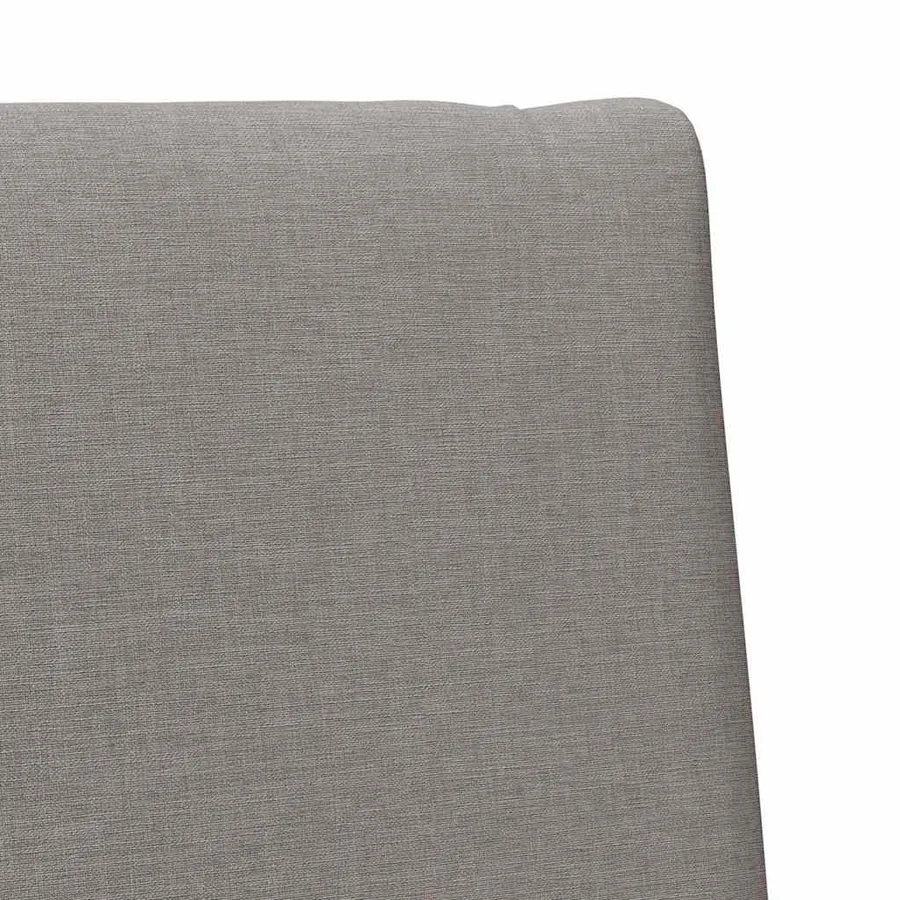 Tête de lit capitonnée Taupe 75 cm Pin massif - 7