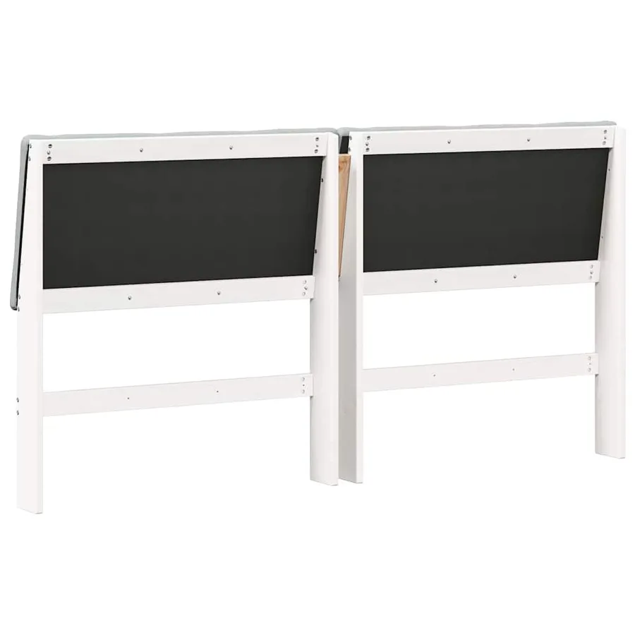 Tête de lit capitonnée Gris clair 180 cm Pin massif - 6