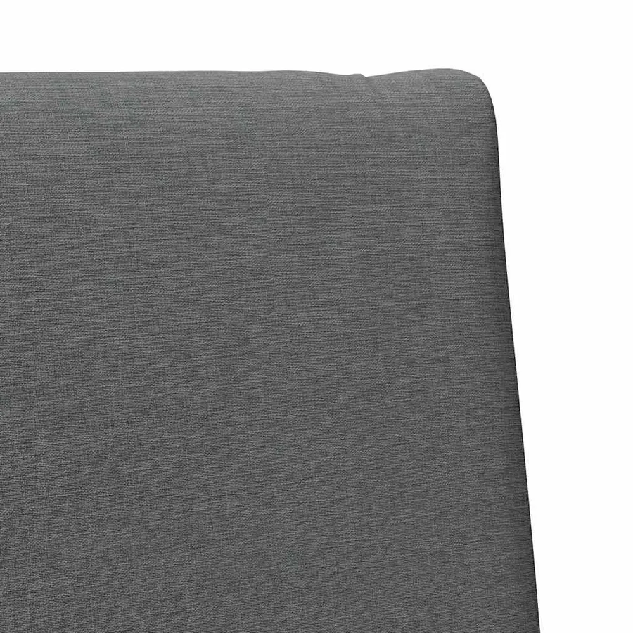 Tête de lit capitonnée Gris foncé 75 cm Pin massif - 7