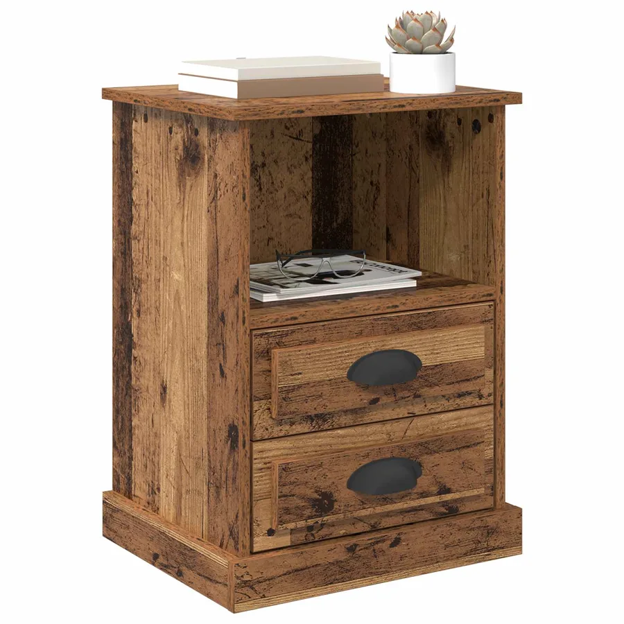 Cabinet de chevet Bois ancien 36 x 43 x 60 cm Bois d'ingénierie - 3