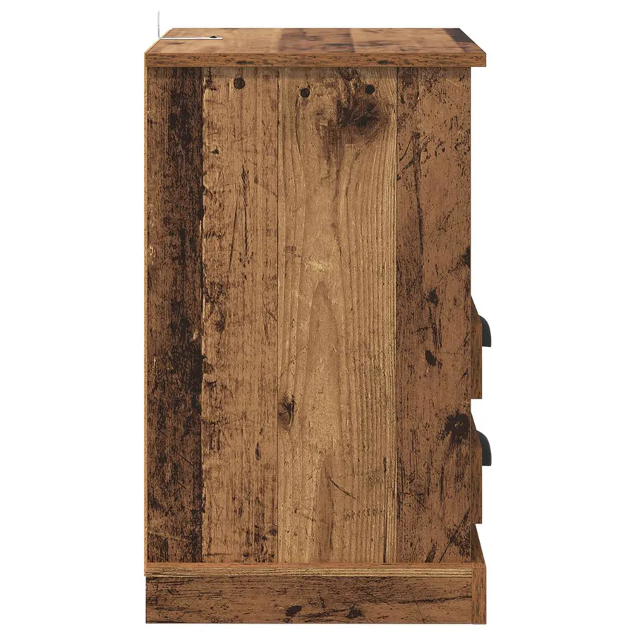Cabinet de chevet Bois ancien 36 x 43 x 60 cm Bois d'ingénierie - 7