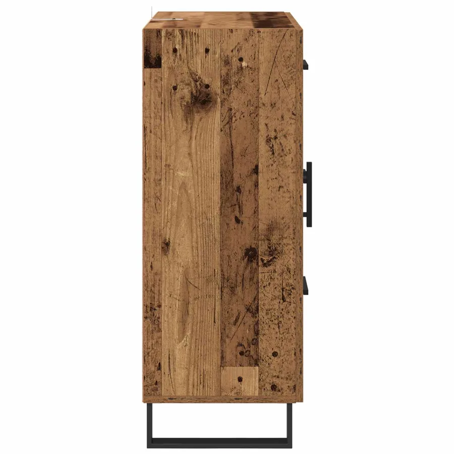 Buffet Bois Ancien 69,5 x 34 x 90 cm Bois d'ingénierie et fer - 7
