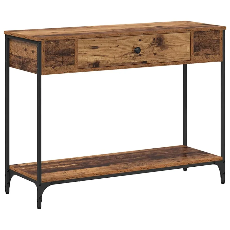 Table console Bois ancien 100 x 34.5 x 75 cm Bois d'ingénierie - 2