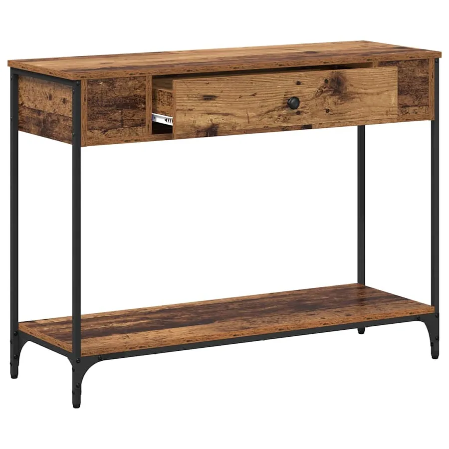 Table console Bois ancien 100 x 34.5 x 75 cm Bois d'ingénierie - 5