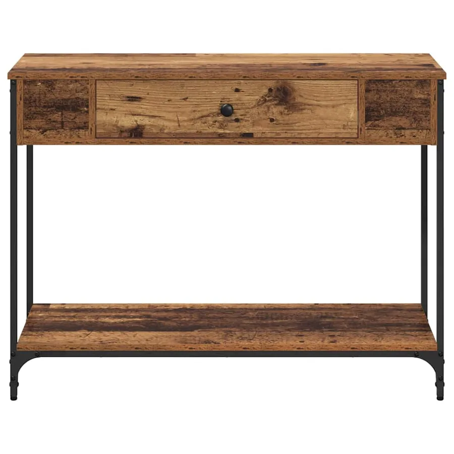Table console Bois ancien 100 x 34.5 x 75 cm Bois d'ingénierie - 6