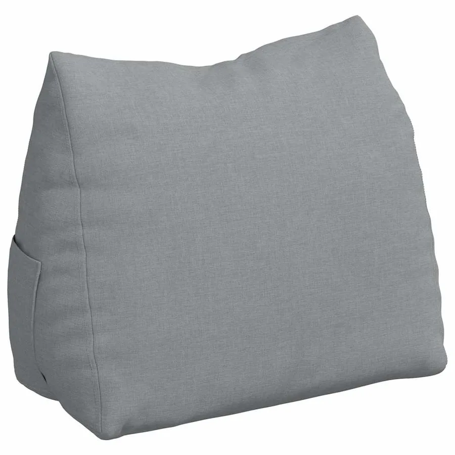 Coussin de Dos Gris clair 45 x 20 x 35 cm tissu - 2