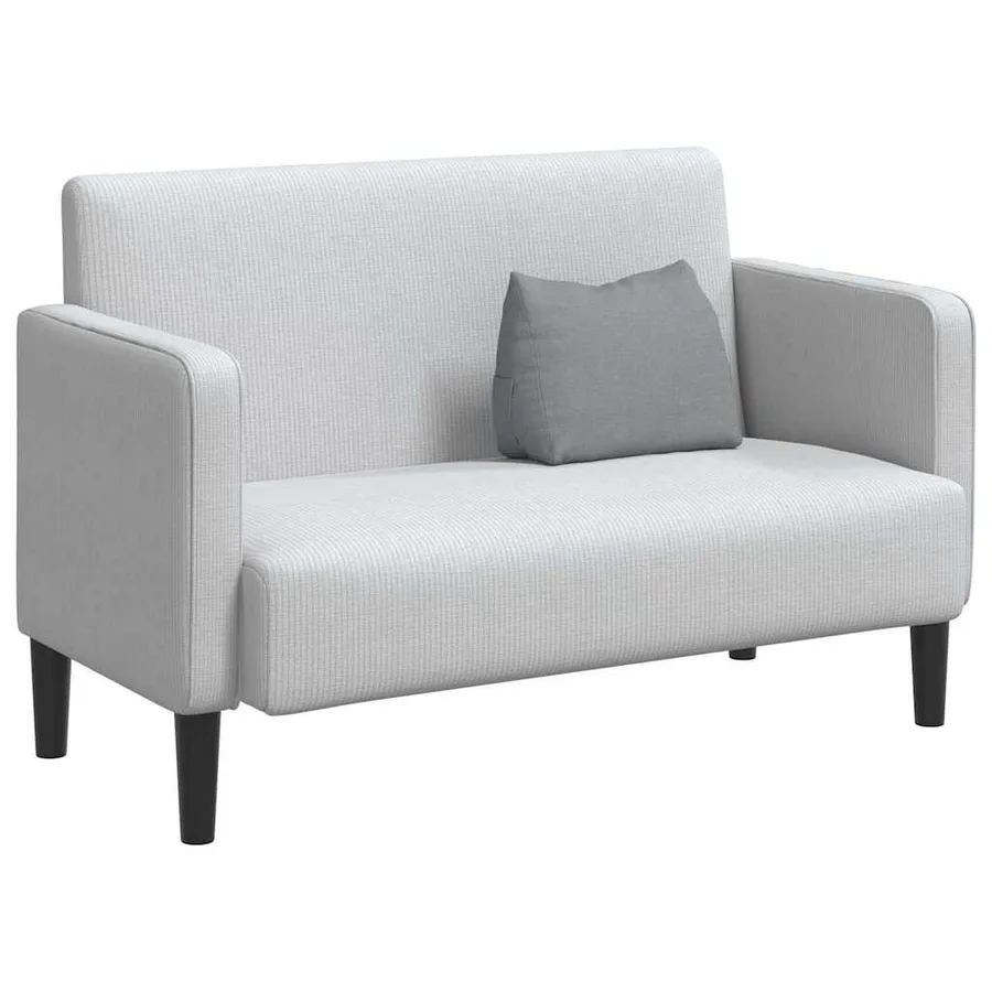 Coussin de Dos Gris clair 45 x 20 x 35 cm tissu - 3