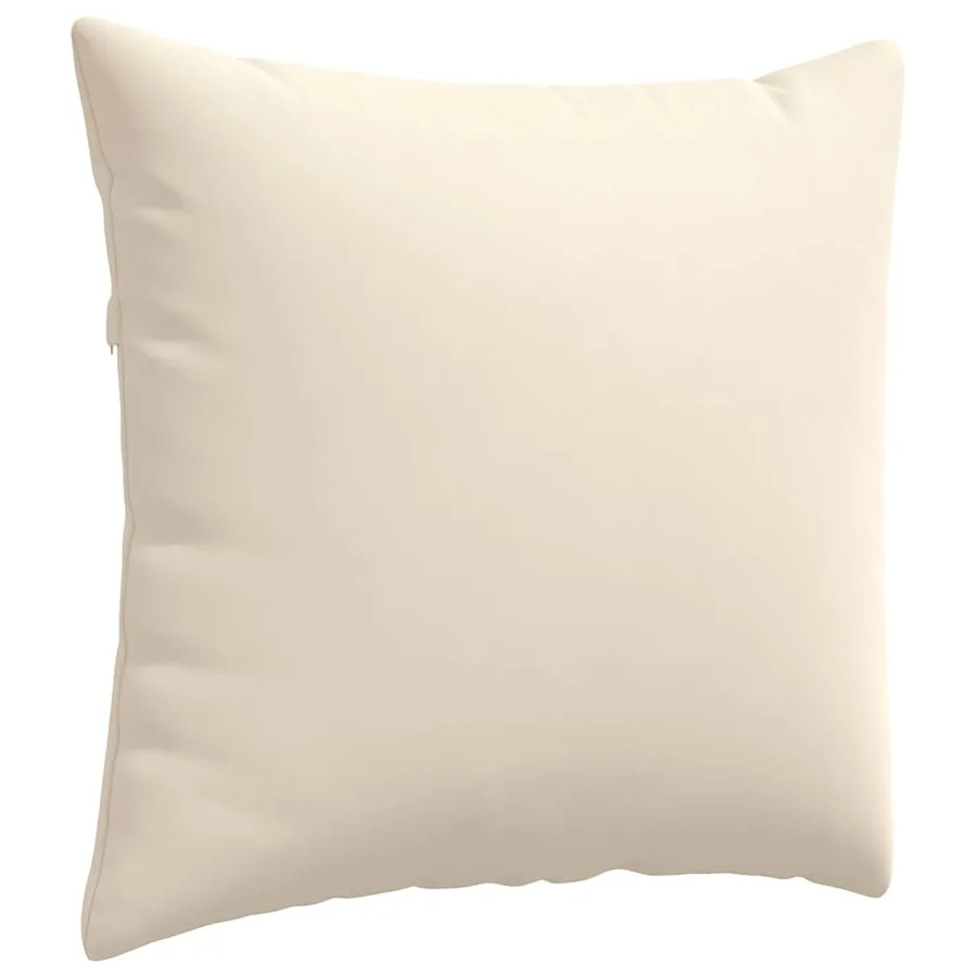 Coussins de canapé 2 pcs Beige 45 x 45 cm tissu - 5