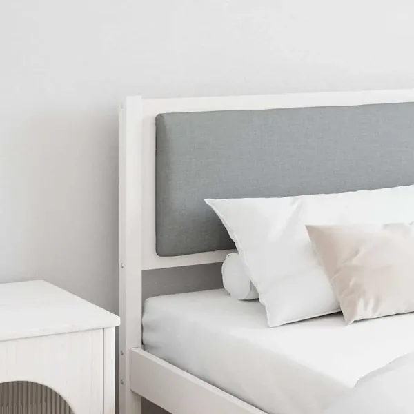 Tête de lit Autre Blanc 200 cm Bois massif en pin