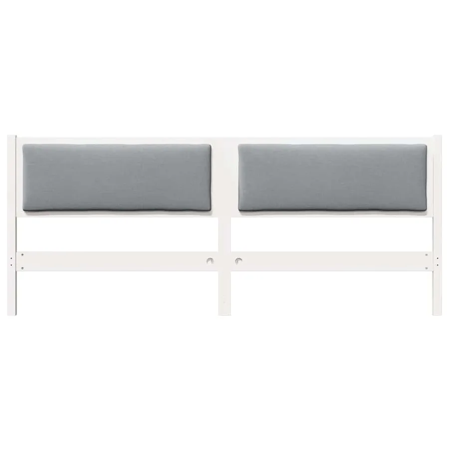 Tête de lit Autre Blanc 200 cm Bois massif en pin - 4