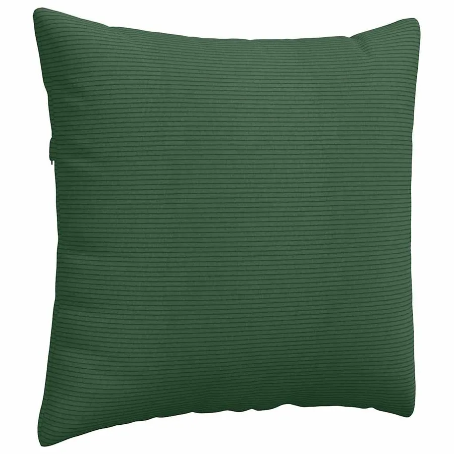 Coussins de canapé 2 pcs Vert foncé 45 x 45 cm - 5