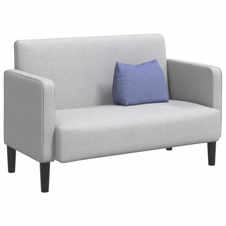 Coussin de Dos Bleu denim 45 x 20 x 35 cm tissu - 3