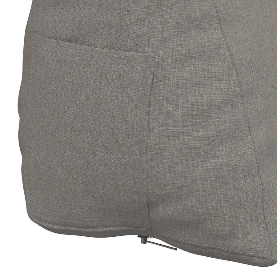 Coussin de Dos Taupe 60 x 20 x 50 cm tissu - 9