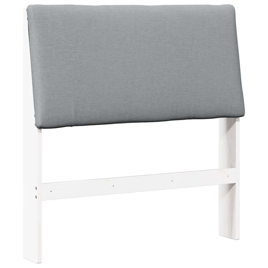 Tête de lit capitonnée Gris clair 100 cm Pin massif - 2