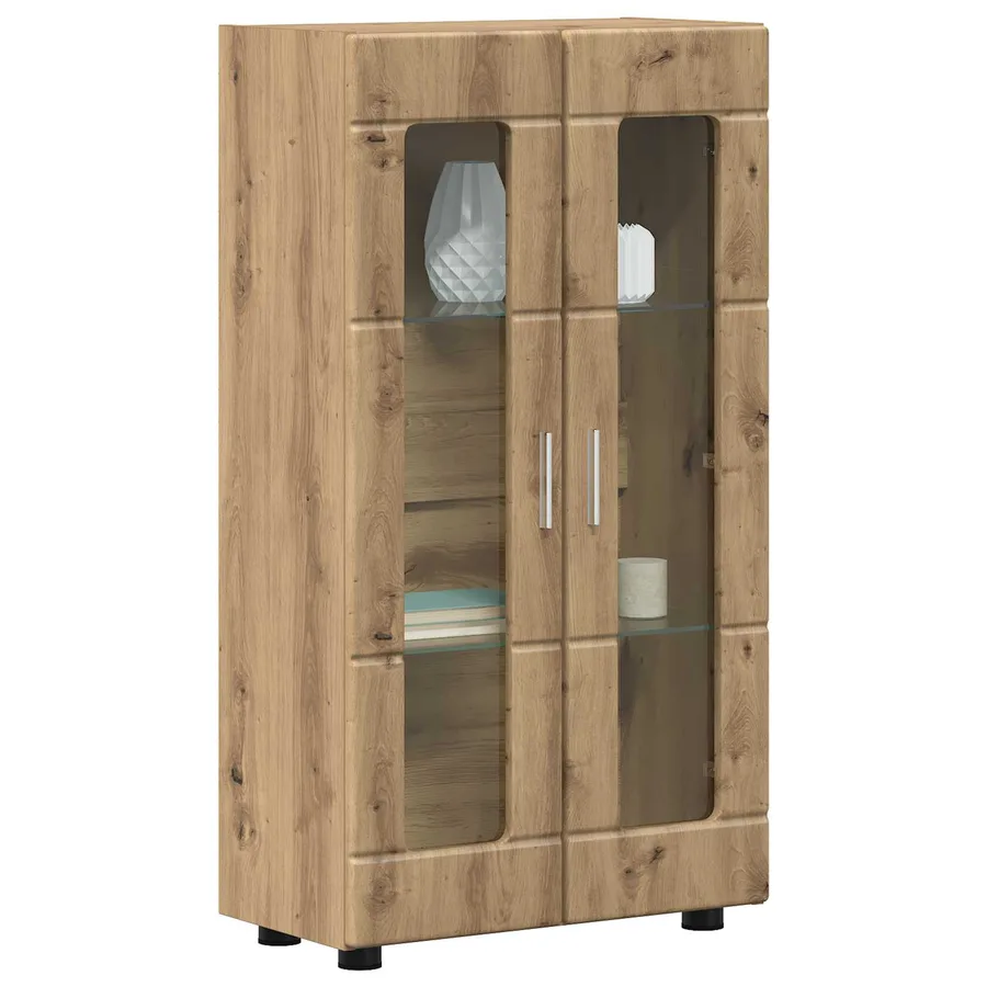 Buffet FLORIN 55,5 x 29 x 100 cm Chêne artisanal - 3
