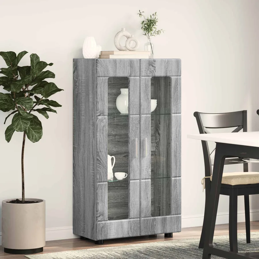 Buffet FLORIN Gris Sonoma 55,5 x 29 x 100 cm Bois d'ingénierie - 4