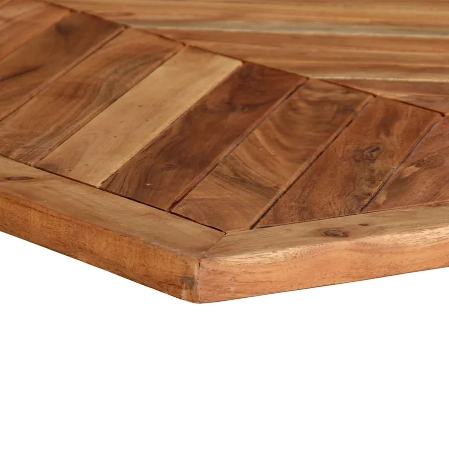Table à manger 200x100x75 cm bois massif d'acacia - 5