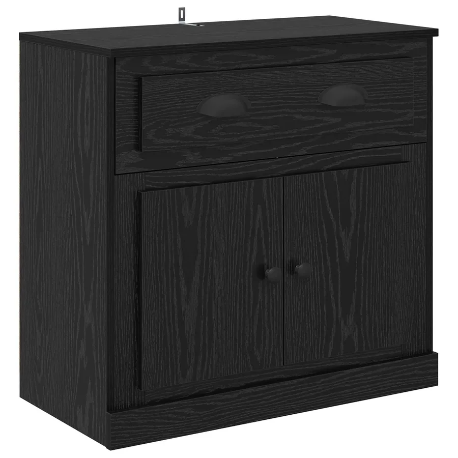 Haut Armoire Chêne noir 70 x 35,5 x 67,5 cm Bois d'ingénierie - 2