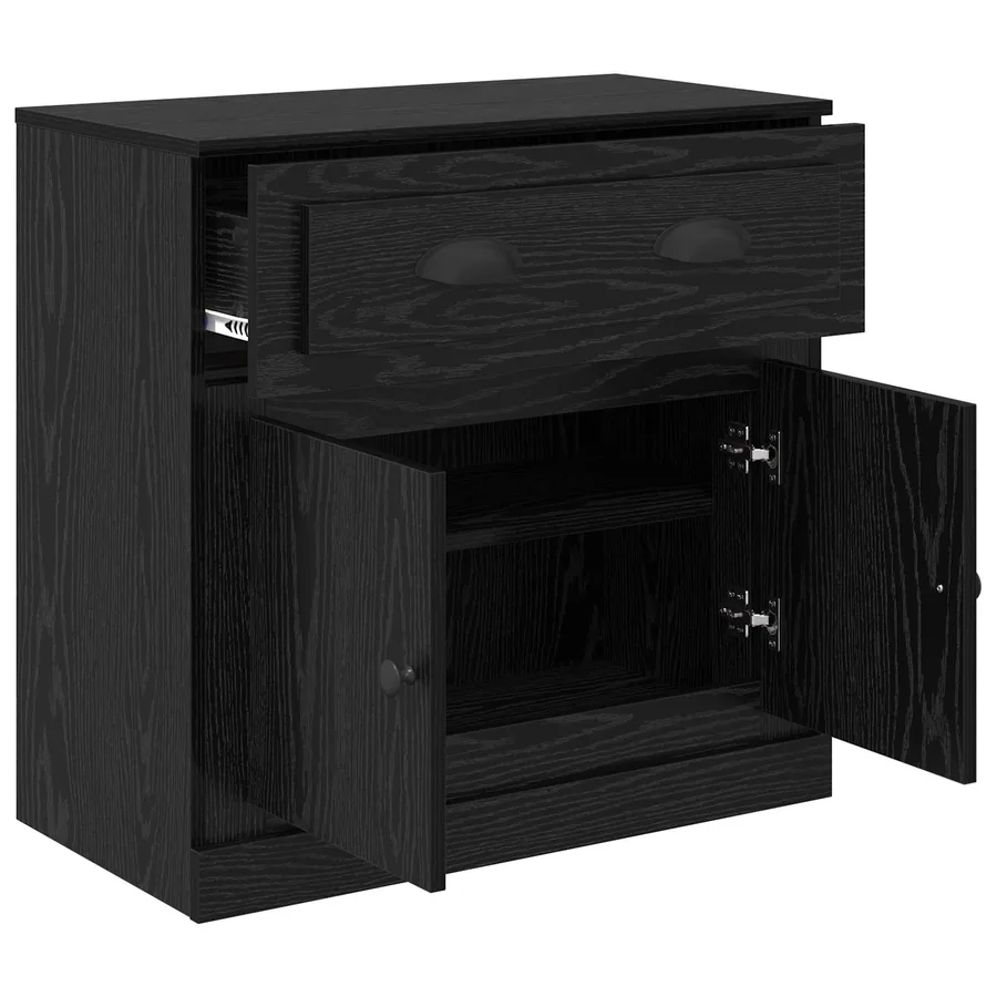 Haut Armoire Chêne noir 70 x 35,5 x 67,5 cm Bois d'ingénierie - 5